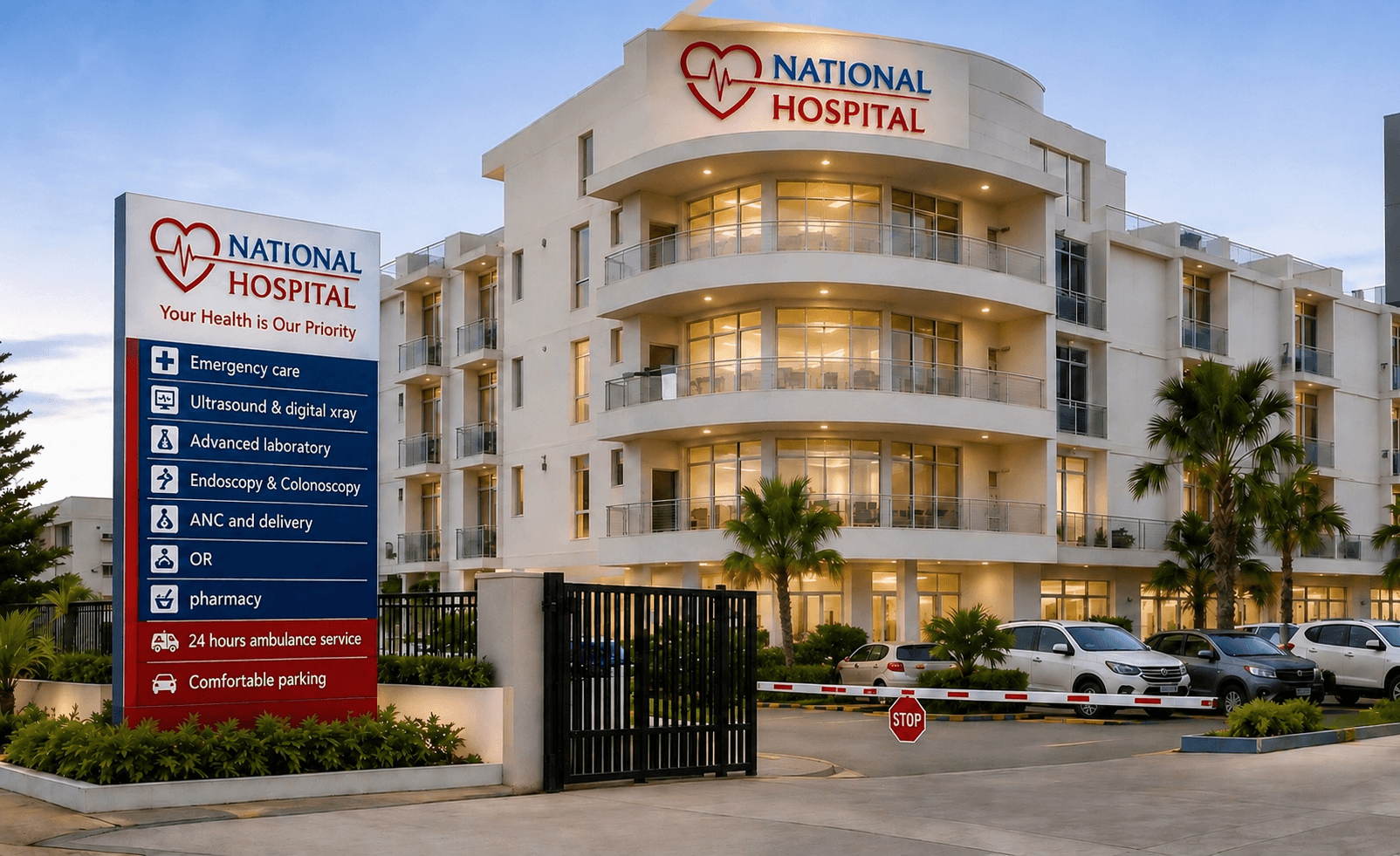 National Hospital Nekemte building exterior